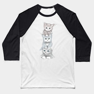 Cat Totem Baseball T-Shirt